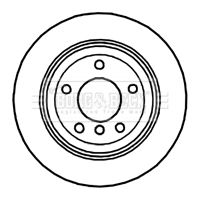 BORG & BECK Тормозной диск BBD5144